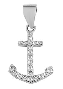 Ankeranh&auml;nger Akzent "Taraneh" aus 925 Sterlingsilber, rhodiniert, langlebig", silber (silberfarbig), Schmuckanh&auml;nger, Damen, Silber 925 (Sterlingsilber), Ankeranh&auml;nger