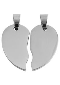 Anh&auml;nger mit Gravur Akzent "Haris, hautvertr&auml;glich", silber (silberfarbig), Schmuckanh&auml;nger, Damen, Edelstahl, Anh&auml;nger mit Gravur