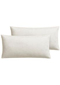 Federkissen Otto Keller "Annabelle, Kopfkissen & Dekokissen, in vielen Gr&ouml;&szlig;en erh&auml;ltlich.", beige (creme), B:40cm L:80cm, Bezug: 100% Baumwolle. F&uuml;llung: 100% Federn, Kopfkissen, Federkissen, Sofakissen, Dekokissen und auch als Schlafkissen.