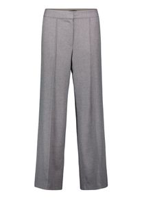 Marlene-Hose Betty Barclay "Marlene-Hose mit Biesen", Damen, Gr. 40, grau, Hosen Marlene-Hose