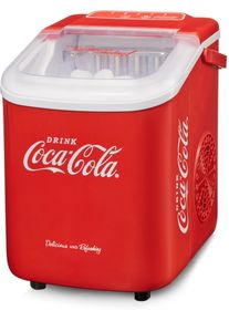 Salco Eisw&uuml;rfelmaschine "SEB-28CC", rot, B:22cm H:30cm T:26cm, Eisw&uuml;rfelbereiter, COCA-COLA ICE CUBE MAKER, Eisw&uuml;rfelmaschine