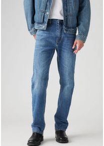 Levi's Straight-Jeans LEVI'S "505", Herren, Gr. 33, L&auml;nge 32, blau (fremont drop shot), Denim/Jeans, Obermaterial: 99% Baumwolle, 1% Elasthan, regular fit lang, Jeans Straight-Jeans, REGULAR