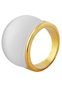 Fingerring Akzent "Cara, Ionenplattierung" Gr. 62, gold (goldfarbig), Fingerringe, Damen, 62, Edelstahl, Fingerring