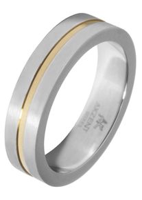 Fingerring Akzent "Duana, langlebig" Gr. 54, bunt (bicolor), Fingerringe, Damen, 54, Edelstahl, Fingerring