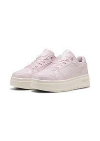 Sneaker Puma "REBOUND FEMME LOW PERLA", Damen, Gr. 36, rosa (powder pink, warm wei&szlig;, Puma wei&szlig;), Synthetik, mehrfarbig, Schuhe Sneaker