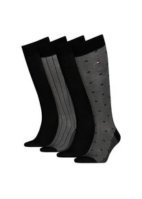 Kniestr&uuml;mpfe Tommy Hilfiger, Herren, Gr. 43-46, schwarz, Obermaterial: 62% Baumwolle, 36% Polyamid, 2% sonstige Fasern, Socken Kniestr&uuml;mpfe, mit Geschenkbox