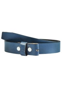 Lederg&uuml;rtel Leonardo Verrelli "85 - 125 cm (Bundweite) in Blau aus 100% Echtleder, f&uuml;r", Damen, Gr. 110, blau, Echtleder, G&uuml;rtel Lederg&uuml;rtel