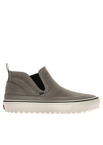 Sneakerboots Vans "Mid-Slip Insulated", Damen, Gr. 40,5, grau (9jc, bungee cord), Leder, Schuhe Sneakerboots, gef&uuml;ttert