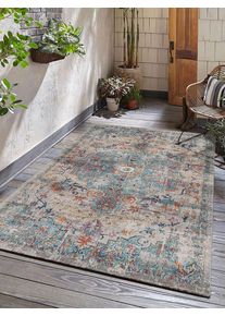 Teppich the carpet "Palma", bunt (mehrfarbig), B:80cm H:4mm L:300cm, Polypropylen, Teppiche, Teppich, Outdoor moderner robuster In und Outdoor Teppich