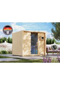 Saunahaus Konifera "Loppi", naturbelassen, Saunaofen, externe Steuerung, 9 kW, Saunen, Saunahaus, verschiedene Varianten