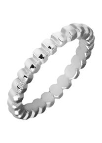 Fingerring Akzent "Cico, langlebig" Gr. 60, silber (silberfarbig54), Fingerringe, Damen, 60, Edelstahl, Fingerring