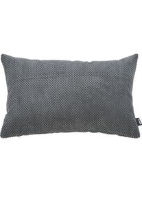 Dekokissen done. "EIRA", grau (anthrazit), B:40cm H:1cm L:60cm, Polyester, Dekokissen_Sitzkissen_Kissenh&uuml;llen, Dekokissen, Weicher Webstoff