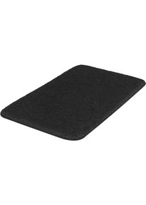 Badematte Kleine Wolke "Meadow, Badvorleger, Badezimmer Teppich" Gr. 2, grau (schiefer), H:30mm, Polyester, Badematten, Badematte, Badteppich, Uni Farben
