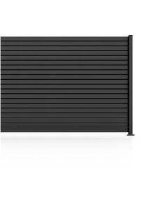 Gartenzaun STAKET PRO "Anbauzaun &raquo;Rhombus Mini&laquo; Breite 1200 - 2400 mm", schwarz (anthrazit struktur), H:180cm, Aluminium, Zaunelemente, Gartenzaun, Zaunh&ouml;he 180 cm, Zaunl&auml;nge 1,242 - 2,442 m