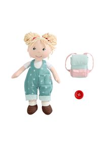 Stoffpuppe Haba "Tilli", gr&uuml;n (bunt), Puppen, Kinder, Baumwolle, Polyester, Stoffpuppe, inspiriert vom Kinderbuch "Mein Knopf, ein Universum" von Carmen Kroll