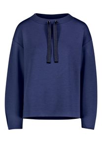 Sweatshirt Betty Barclay "Sweatshirt mit Stehkragen", Damen, Gr. 36, blau, Sweatshirts Sweatshirt