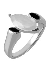 Fingerring Just "langlebig" Gr. 54, schwarz, Fingerringe, Damen, 54, Edelstahl, Fingerring