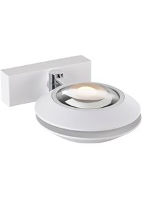 NEUHAUS PURE LED Wandleuchte "PURE Oculis", wei&szlig; (snow), 2, &Oslash; 15cm H: 7,3cm, 1 Stk., Leuchten, Dimmf&auml;hig &uuml;ber separaten Tronicdimmer, dreh- & schwenkbar, LED Wandleuchte
