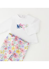 Shorts MINIBANDA "BABY GIRL SET", M&auml;dchen, Gr. 92, EURO-Gr&ouml;&szlig;en, bunt (wei&szlig;, fuchsia), 95% Baumwolle, 5% Elasthan, Hosen Shorts