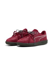 Sneaker Puma "PALERMO DRESS-UP WNS", Damen, Gr. 38,5, Textil, rot (garnet glow, gum), Leder, unifarben, Schuhe Sneaker