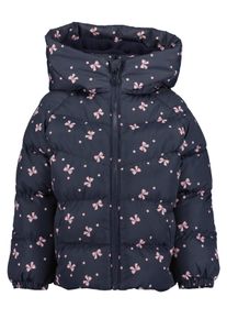 Winterjacke Blue Seven "Girls Winterjacke", M&auml;dchen, Gr. 104, blau (5900, nachtblau), 100% Polyester, Basic normal, ohne Ausschnitt, gerader Abschluss, Jacken Winterjacke