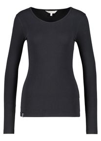 alife and kickin Langarmshirt ALIFE & KICKIN, Damen, Gr. S, schwarz, 95% Baumwolle, 5% Elasthan, Rundhals, Shirts Langarmshirt