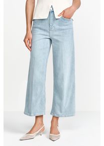 7/8-Jeans RICHROYAL, Damen, Gr. 25, L&auml;nge 32, blau (denim blau), Denim/Jeans, Obermaterial: 92% Baumwolle, 6% Elastomultiester, 2% Elasthan, Jeans 7/8-Jeans, Culotte Light Blue Satin Denim
