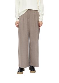Stoffhose s.Oliver, Damen, Gr. 42, N-Gr, beige (taupe), Web, Obermaterial: 65% Polyester, 33% Viskose, 2% Elasthan. Futter: 100% Polyester, meliert, normal lang, Hosen Stoffhose, mit Viskose und Stretch