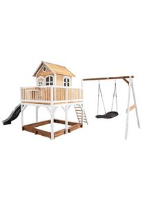 M&Ouml;BELIX M&ouml;belix , Braun, Grau, Wei&szlig; , Holz , Hemlocktanne , 613x291x277 cm , EN 71, CE, FSC 100% ,