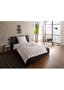 fj&ouml;dur G&auml;nsedaunenbettdecke FJ&Ouml;DUR "Franzisk, Bettdecken f&uuml;r Sommer oder Winter, Decke", wei&szlig;, B:135cm L:200cm, Bezug: 100% Baumwolle. F&uuml;llung: 100% G&auml;nsedaunen, Bettdecken, G&auml;nsedaunenbettdecke, Bettdecke 135x200, allergiker geeignet (f&uuml;r Hausstauballergiker)