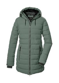 Steppmantel Killtec "KOW 55 WMN QLTD PRK", Damen, Gr. 46, graugr&uuml;n, Obermaterial: 100% Polyester.Futter: 100% Polyester.F&uuml;llung: 100% Polyester, M&auml;ntel Steppmantel, Wasserabweisender, winddichter Damenparka, atmungsaktiv