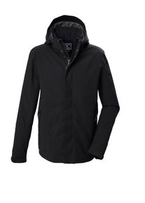 Funktionsjacke Killtec "KOW 2 MN JCKT", Herren, Gr. L, schwarz, Web, Obermaterial: 100% Polyester. Futter: 100% Polyester. Wattierung: 100% Polyester, unifarben, Jacken Funktionsjacke, mit Kinnschutz, atmungsaktiv, wasserdicht, winddicht