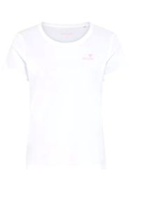 Kurzarmshirt Mustang "Damen", Damen, Gr. S, wei&szlig;, Shirts Kurzarmshirt