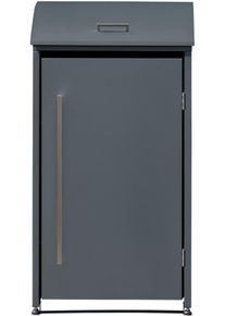 M&uuml;lltonnenbox WESTMANN "Moderna 1", grau (anthrazit), B:72cm H:135cm T:83cm, Metall, Stahl, Aufbewahrungsboxen, M&uuml;lltonnenbox, Platz f&uuml;r 1 M&uuml;lltonne 240 L, BxHxT: 72x83x135 cm