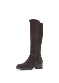 Stiefel Gabor, Damen, Gr. 44, Varioschaft, dunkelbraun, Schuhe Stiefel, Blockabsatz, Langschaftstiefel in Schuhweite G (= weit)