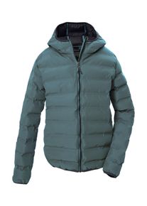 Steppjacke Killtec "KOW 157 BYS QLTD JCKT", Jungen, Gr. 164, gr&uuml;n (royalblau), Obermaterial: 100% Polyester.Futter: 100% Polyester.F&uuml;llung: 100% Polyester, Jacken Steppjacke, Winddichte, wasserabweisende Kinderjacke mit Teflon EcoElite&trade;