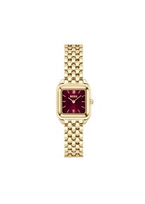 Quarzuhr BOSS "MAE PETITE", gold (silberfarben, weinrot), Armbanduhren, Damen, goldfarben, Quarzuhr, Armbanduhr, Damenuhr, Edelstahlarmband, analog