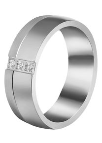 Partnerring Akzent "Endless Happiness, silberfarbig, langlebig" Gr. 60, silber (silberfarbig48), Fingerringe, Damen, 60, Titan, Partnerring