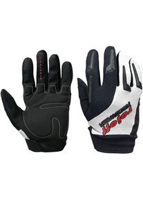 Motorradhandschuhe ROLEFF "Cross gloves - Motocross" Gr. XXXL, schwarz-wei&szlig; (schwarz, wei&szlig; ro55), Handschuhe, 3XL, Obermaterial: 100% Polyester, Motorradhandschuhe