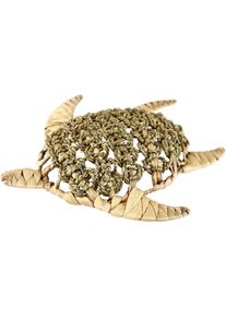 Dekofigur AM DESIGN "Schildkr&ouml;te aus Schilf", braun, B:30cm H:5cm, Dekofiguren, Dekofigur, handgefertigt