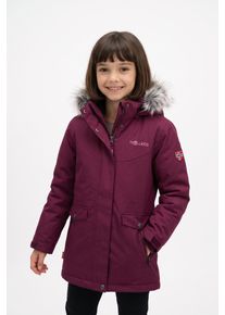 Winterjacke Trollkids "GIRLS OSLO COAT XT", M&auml;dchen, Gr. 116, lila (plum, mauve), Obermaterial: 100% Polyester. Futter: 100% Polyamid. Wattierung: 100% Polyester, Jacken Winterjacke, sportlicher Stil, aus Polyester und Polyamid, stark wattiert