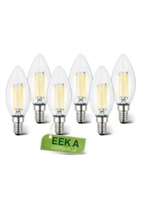 BRILONER LEUCHTEN LED-Leuchtmittel "BULB A", Energieeffizienz: A, gelb (transparent), Leuchtmittel, E14, 3.000K, Wohnzimmer, Schlafzimmer, LED-Leuchtmittel