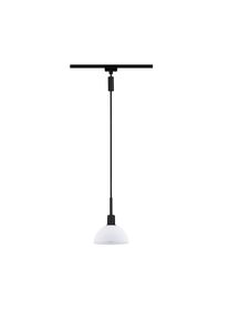 PAULMANN Schienensystem-Leuchten "URail Pendel Sarrasani E14 max. 20W 230V", schwarz (schwarz, wei&szlig;), 1, &Oslash; 14cm, 1 Stk., Leuchten, Einzelspot, dimmbar, Schienensystem-Leuchten