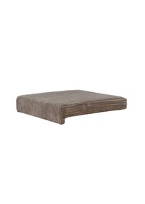 Bankauflage LYCCE "Bankauflage Bankauflage Klemmkissen 1 Leiste 1er Pack", braun (taupe), B:40cm H:8cm T:38cm, Obermaterial: 90% Polyester PES. 10% Nylon NY., Polsterauflagen, Bankauflage, 3