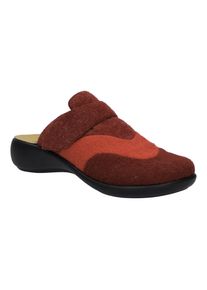Hausschuh Josef Seibel "Korsika 308, wine-multi", Damen, Gr. 44, rot (wine, multi), Schuhe Hausschuh