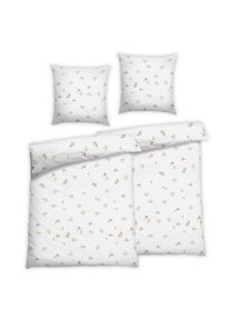 Bettw&auml;sche FLORELLA "Bea rose Edel-Satin, 100% Baumwolle", rosa (rose), B/L: 135cm x 200cm, 2 Stk., 2 Stk., Satin, B/L: 80cm x 80cm, 4 Stk., Bettw&auml;sche, Bettw&auml;sche