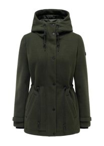 Kurzmantel Navahoo "Kurzmantel L&auml;chelstern 14", Damen, Gr. XS, gr&uuml;n (schwarz olive), Obermaterial: 100% Polyester PES. Obermaterial: Futter: 100% Polyester PES., M&auml;ntel Kurzmantel