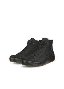 Schn&uuml;rboots Ecco "Ecco SOFT 7 TRED", Herren, Gr. 43, schwarz, Nubukleder, Schuhe Schn&uuml;rboots, Winterboots, Winterstiefelette, Outdoorschuh mit GORE-TEX