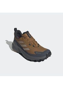 Wanderschuh adidas terrex "TRAILMAKER 2 GORE-TEX", Herren, Gr. 46, braun (bronze strata, blanch cargo, carbon), Synthetik, Textil, Schuhe Wanderschuh, wasserdicht dank Gore-Tex Membrane