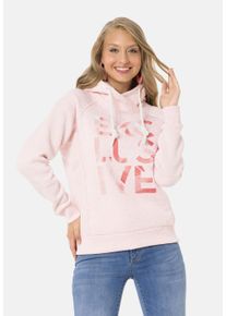 Cipo & Baxx Kapuzenpullover CIPO & BAXX "WL330", Damen, Gr. S, rosa (pink), Pullover Kapuzenpullover, mit Kapuze